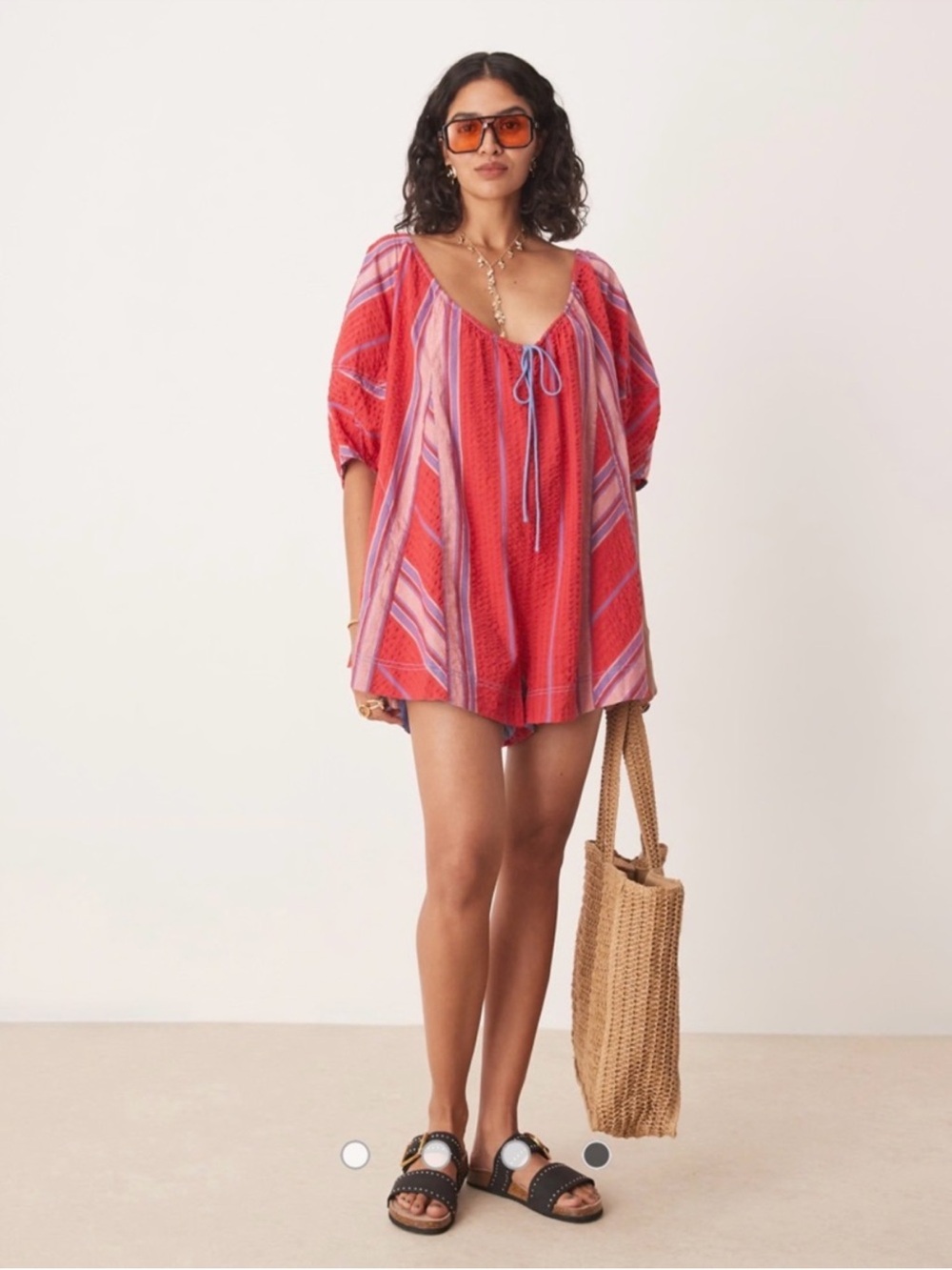 Free People Bop Around Romper